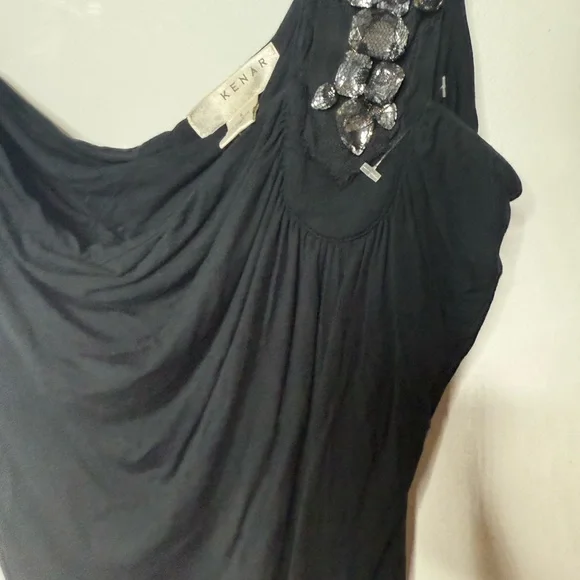 Kenar Black Women's Top - Picture 2 of 10